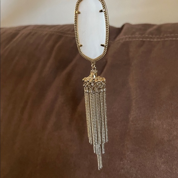 Kendra Scott Gold and white  Pendant Necklace - Picture 8 of 12